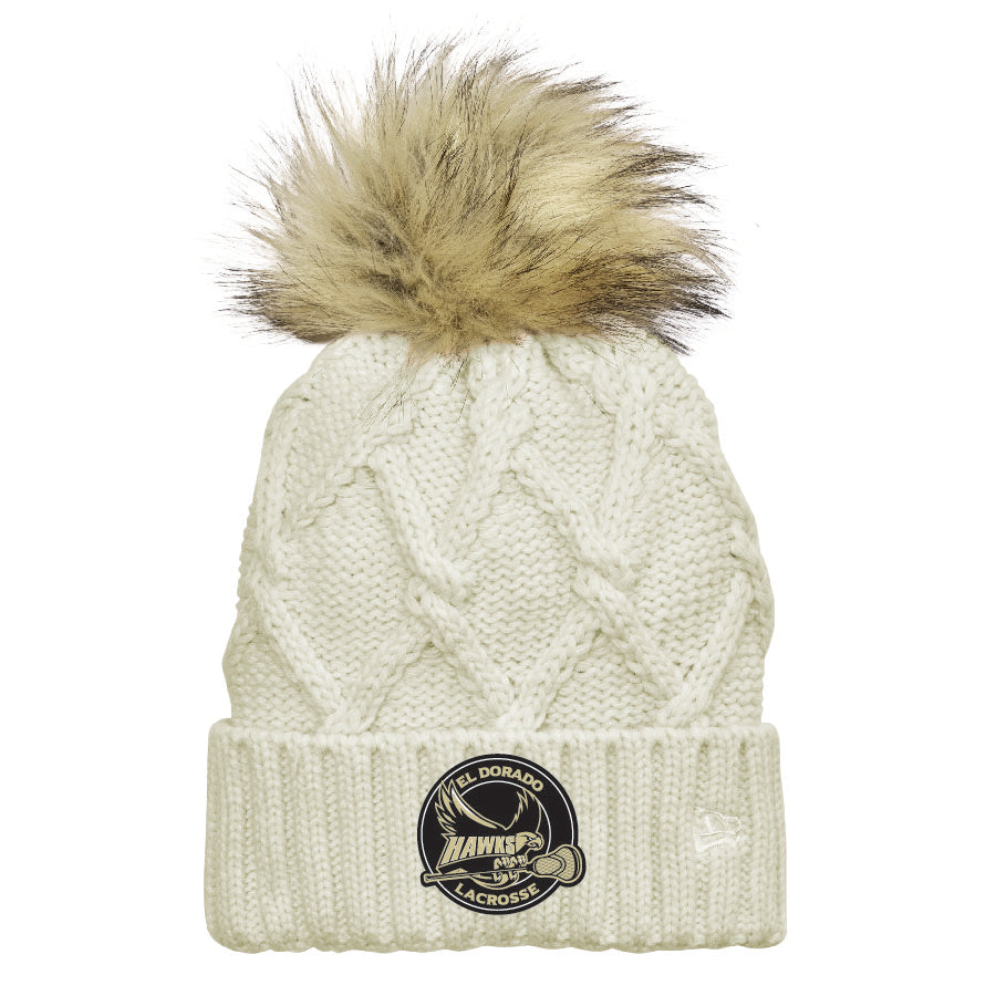 New Era® Faux Fur Pom Beanie
